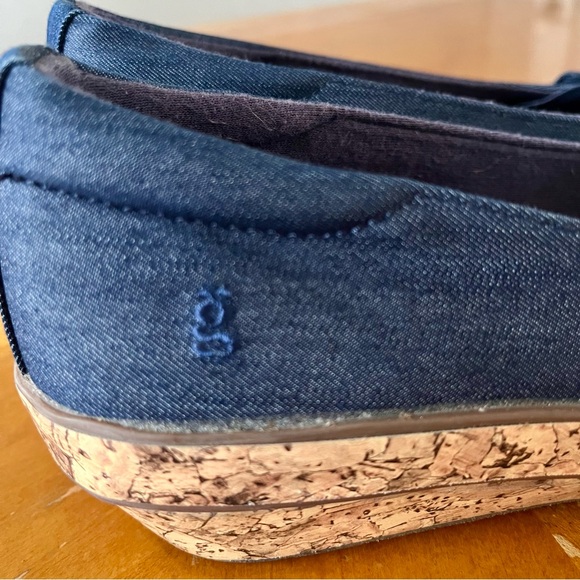 Keds Grasshoppers Ortholite wedge loafer Cushioned slip on Boat Shoe Wmns Sz 8M - Picture 9 of 10